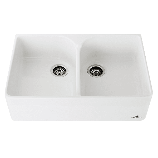 Chambord chambord-clotaire Chambord Clotaire Large Double Bowl Fireclay Kitchen Sinks