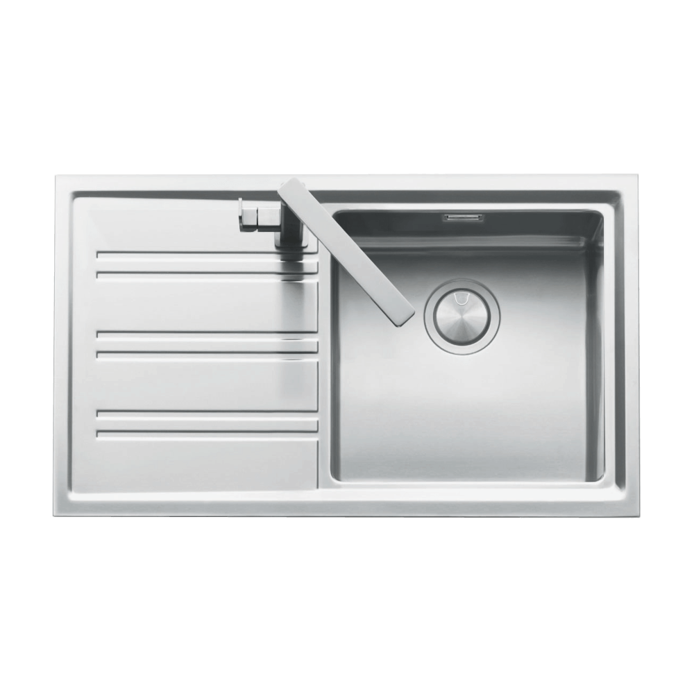 Barazza barazza-easy Easy Single Bowl & Right Hand Bowl & Drainer Kitchen Sinks