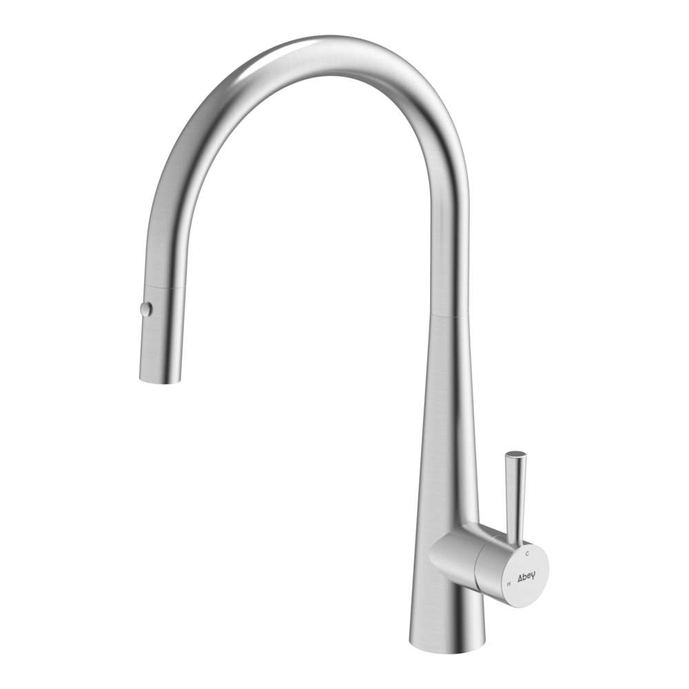 Gareth Ashton gareth-ashton-316 316 Gooseneck Pull Out Dual Spray Function Stainless Steel Kitchen Mixer Kitchen Taps & Mixers