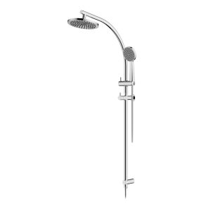 Gareth Ashton showers-on-rail Twin Curve Rail and Hand Shower Ensemble Showers