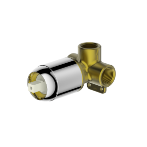 Gareth Ashton external-internal SHOWER MIXER INTERNAL BRUSHED NICKEL Wall & Basin Mixers