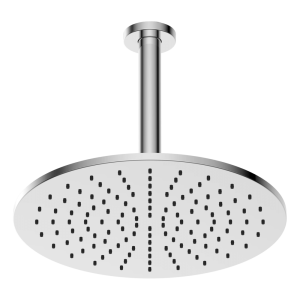 Abey vertical Brass Round Vertical Shower 300mm Showers
