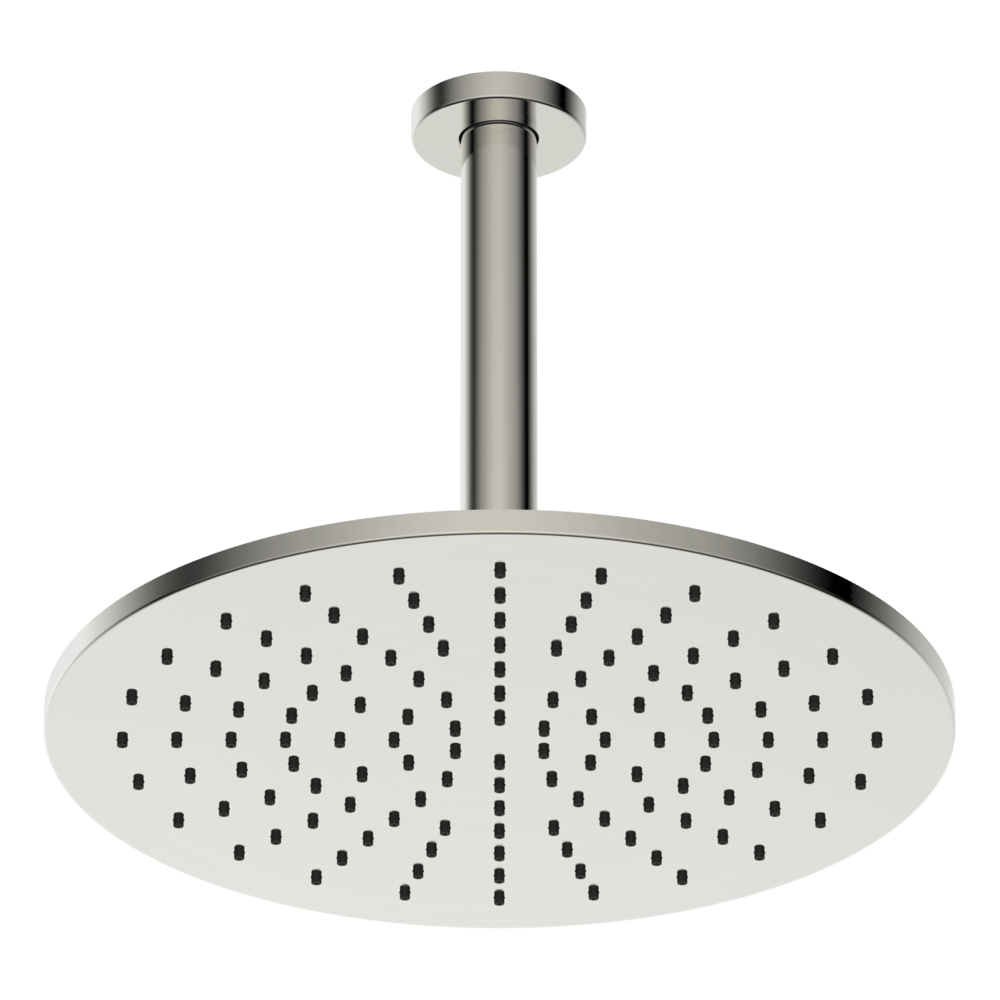 Brass Round Vertical Shower 300mm