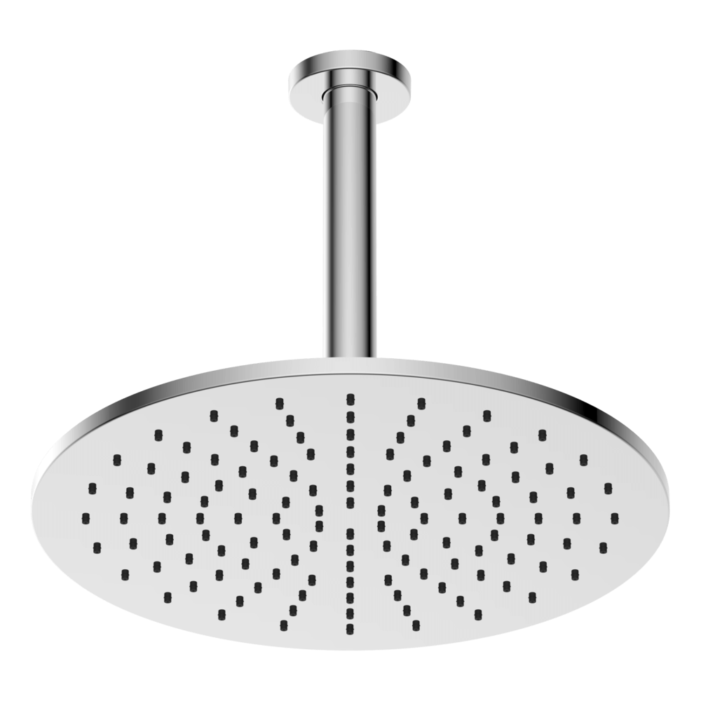 Abey vertical Brass Round Vertical Shower 300mm Showers