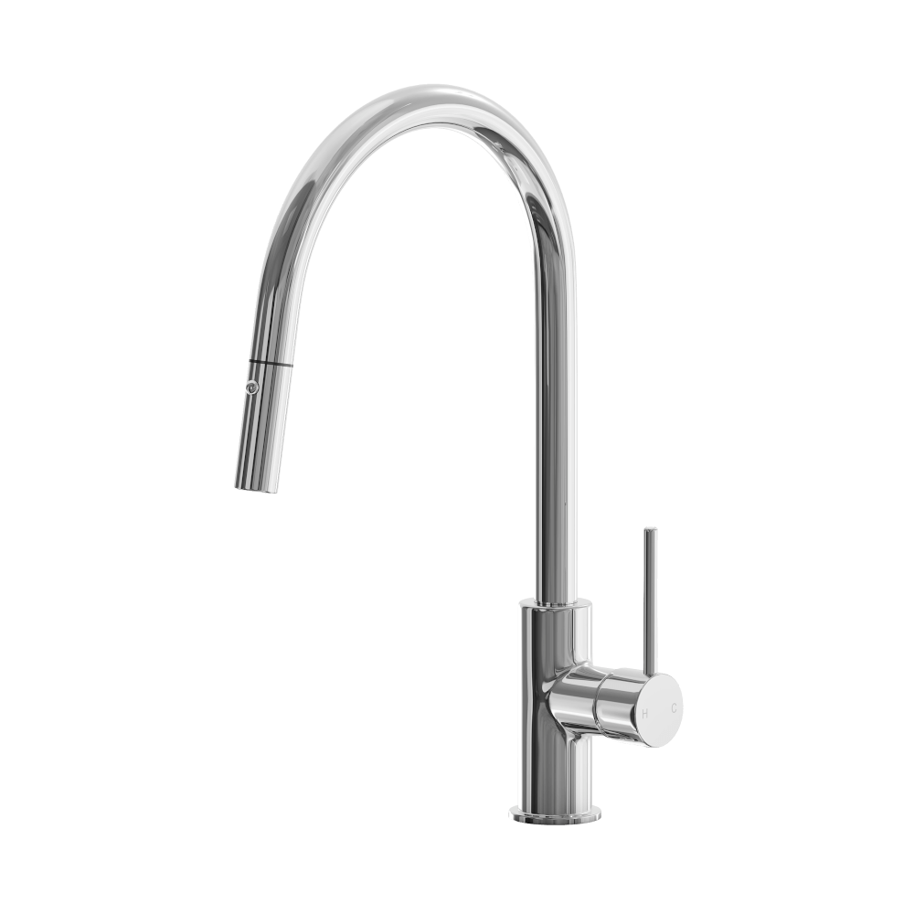 Abey Builders abey-build-kit Abey Builders Pull Out Gooseneck Kitchen Mixer Kitchen Taps & Mixers