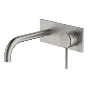 Abey external-internal Poco Wall Basin/Bath Set 165mm Lead Free External Only Wall & Basin Mixers