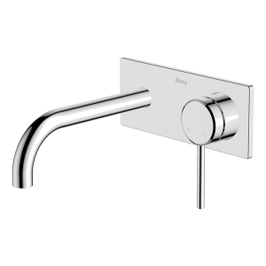 Abey external-internal Poco Wall Basin/Bath Set 165mm Lead Free External Only Wall & Basin Mixers