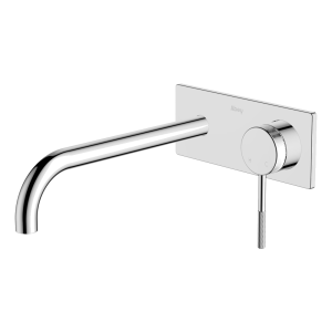 Abey abey-external-internal Poco Knurled Wall Basin/Bath Set 220mm Lead Free External Only Wall & Basin Mixers