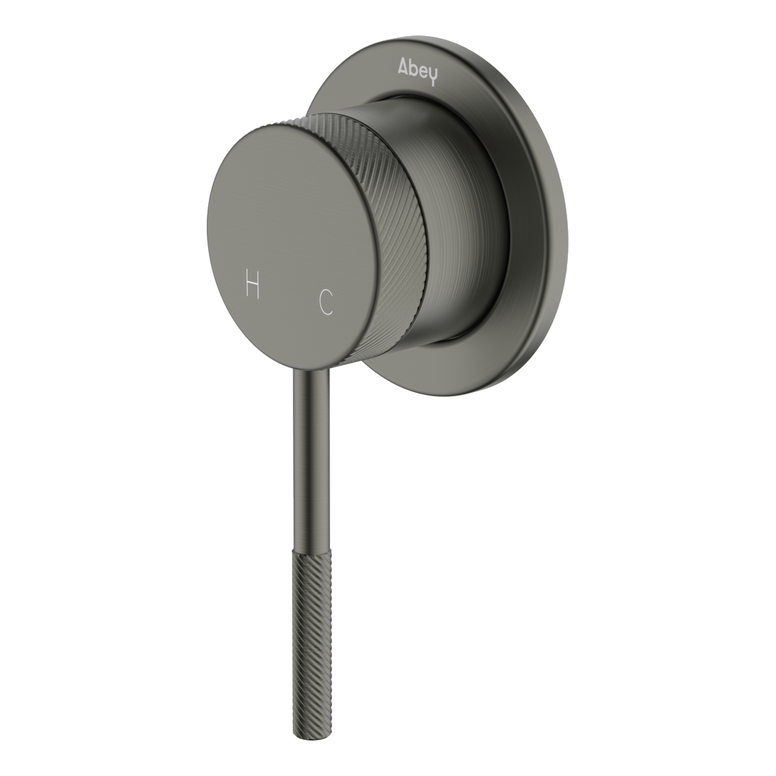 Abey external-internal POCO Knurled Shower Mixer Lead Free External Only Wall & Basin Mixers