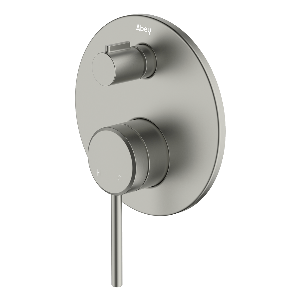 Abey external-internal Poco Diverter Mixer External Only Wall & Basin Mixers