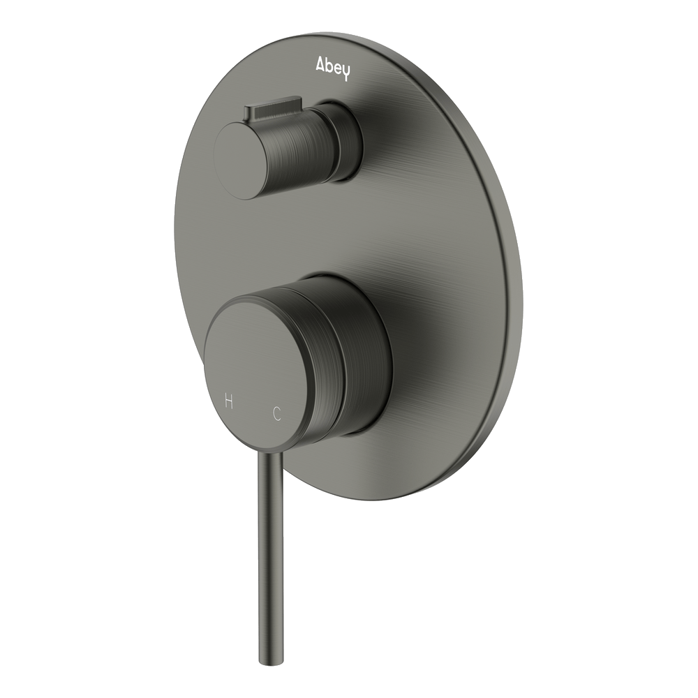 Abey external-internal Poco Diverter Mixer External Only Wall & Basin Mixers