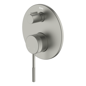 Abey external-internal Poco Knurled Diverter Mixer External Only Wall & Basin Mixers