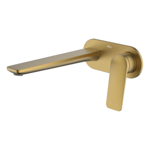 Abey external-internal Vela Wall Set with 220mm Wall Spout Lead Free External Only Wall & Basin Mixers