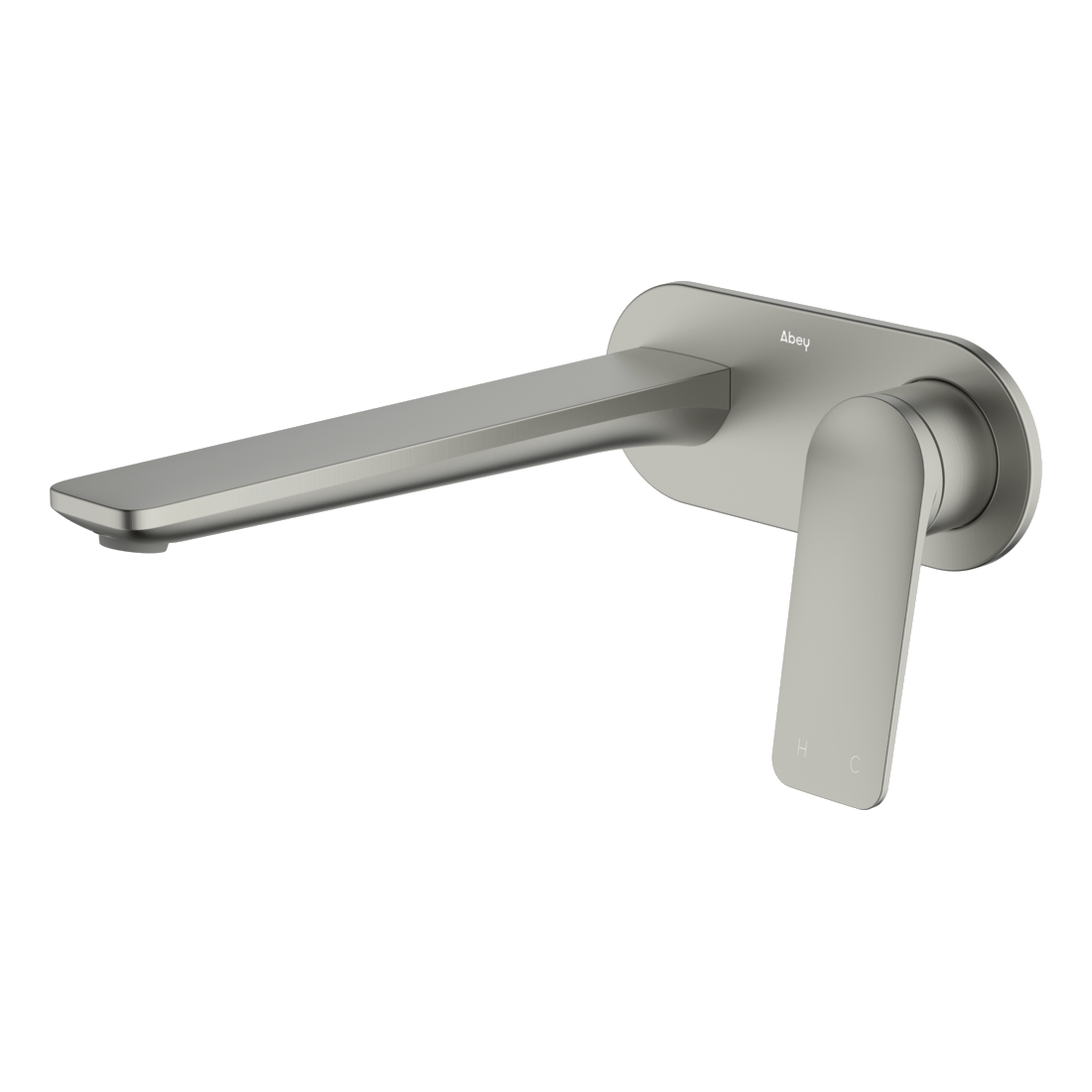 Abey external-internal Vela Wall Set with 220mm Wall Spout Lead Free External Only Wall & Basin Mixers