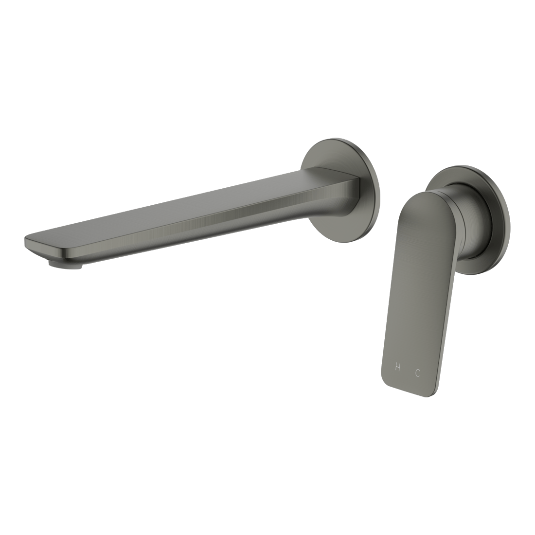 Vela Wall Set with 220mm Wall Spout Lead Free External Only - Image 2