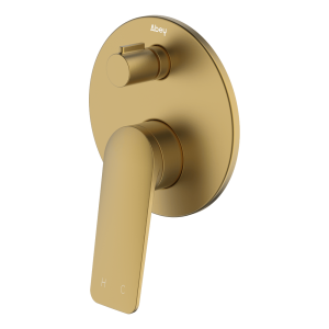 Abey external-internal Vela Diverter Mixer External Only Wall & Basin Mixers