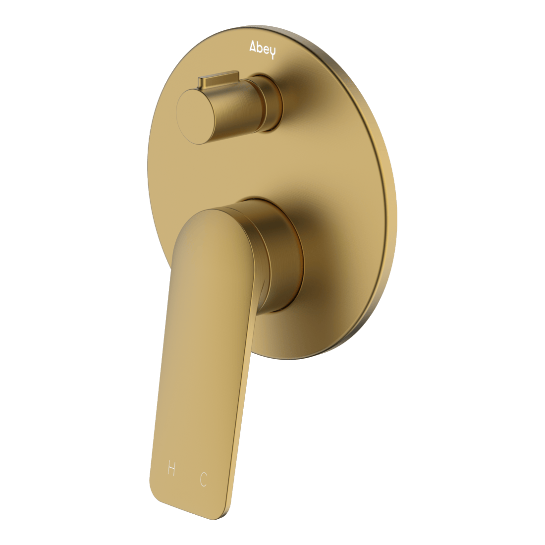 Abey external-internal Vela Diverter Mixer External Only Wall & Basin Mixers