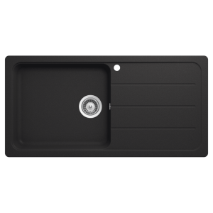 Schock formhaus Schock Formhaus Left Hand Bowl & Drainer 1TH Onyx Kitchen Sinks