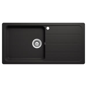Schock formhaus Schock Formhaus Left Hand Bowl & Drainer 1TH Nero Kitchen Sinks