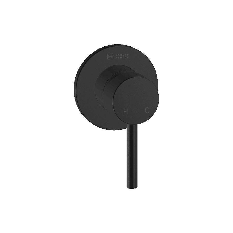 Gareth Ashton external-internal LUCIA SHOWER MIXER EXT BLACK P.C Wall & Basin Mixers