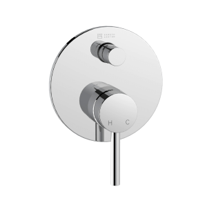 Gareth Ashton external-internal LUCIA Diverter MIXER EXTERNAL CHROME Wall & Basin Mixers