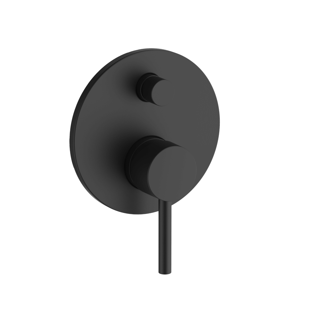 Gareth Ashton external-internal LUCIA Diverter MIXER EXTERNAL BLACK Wall & Basin Mixers