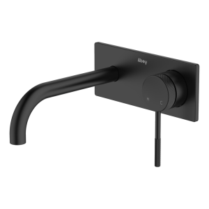 Poco Knurled Wall Basin/Bath Set 165mm Lead Free