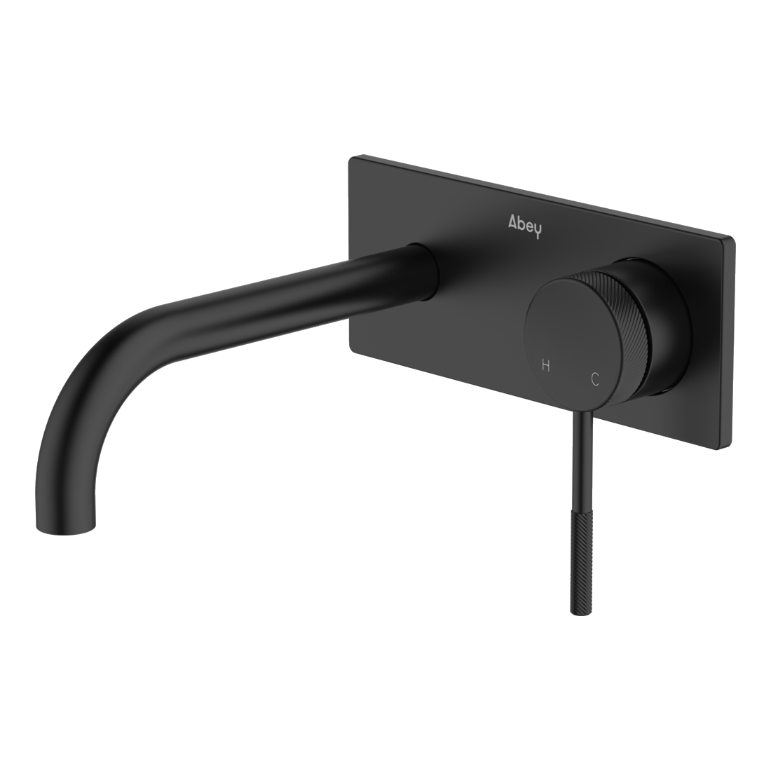 Poco Knurled Wall Basin/Bath Set 165mm Lead Free