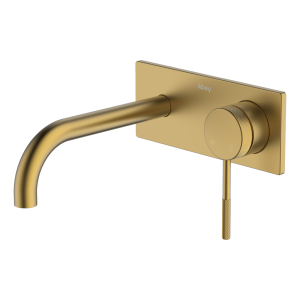 Poco Knurled Wall Basin/Bath Set 165mm Lead Free