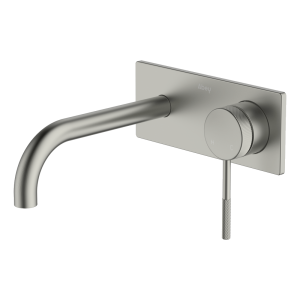 Poco Knurled Wall Basin/Bath Set 165mm Lead Free