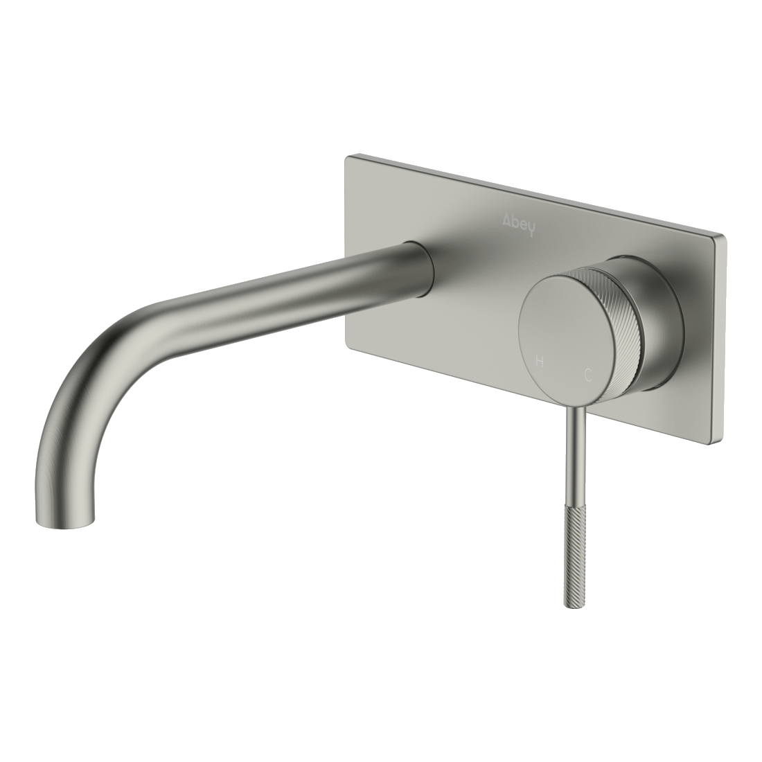 Poco Knurled Wall Basin/Bath Set 165mm Lead Free