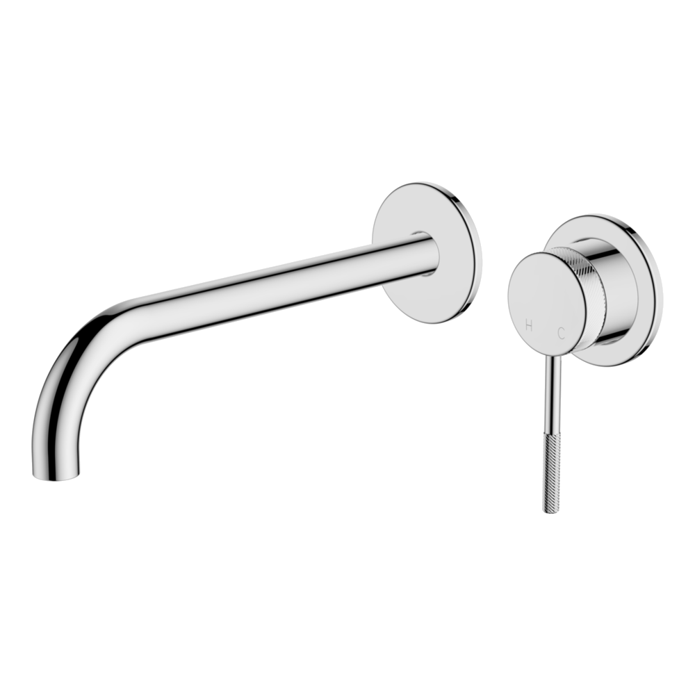 Poco Knurled Wall Basin/Bath Set 220mm Lead Free - Image 2