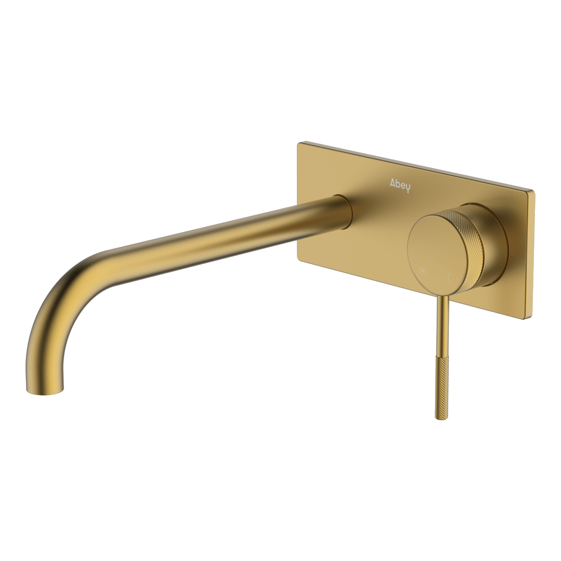 Poco Knurled Wall Basin/Bath Set 220mm Lead Free