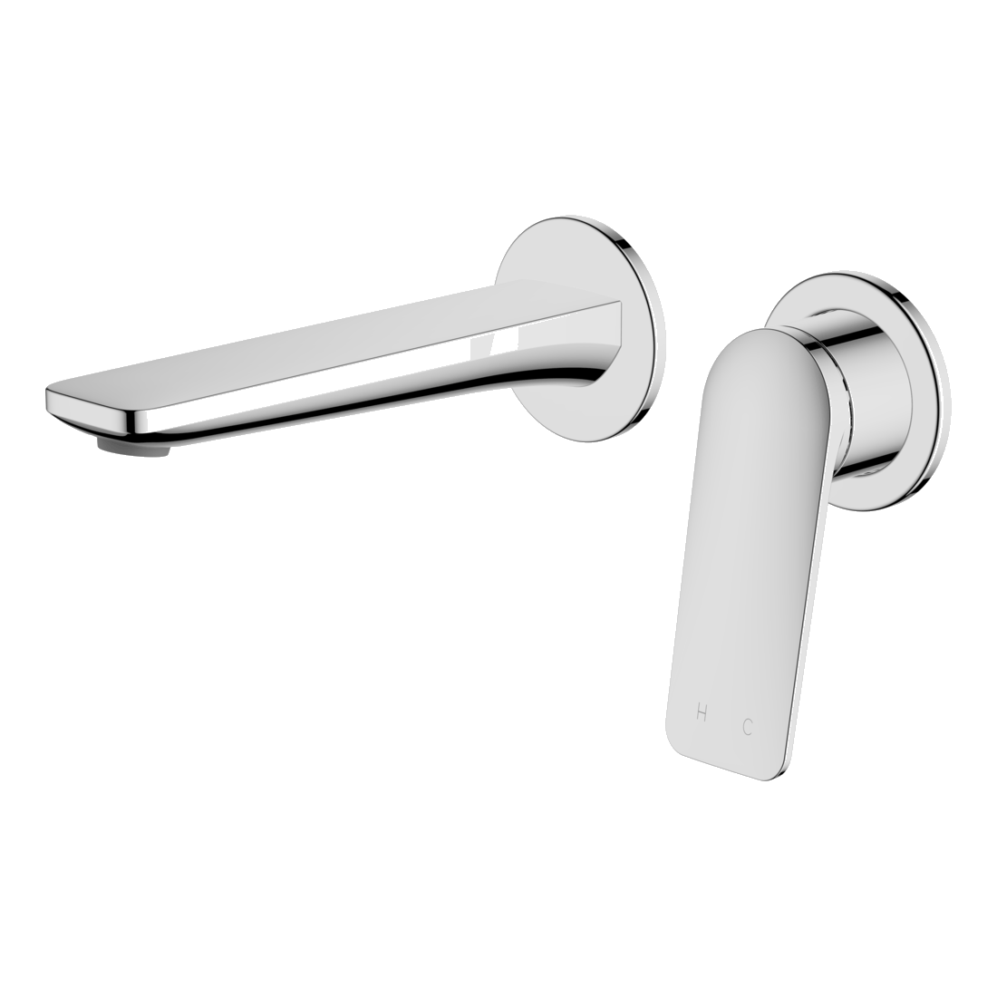 Vela Wall Set with 165mm Wall Spout Lead Free External Only - Image 2