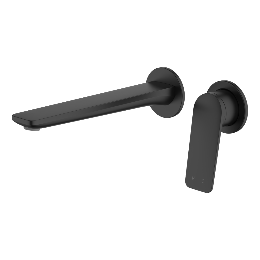 Vela Wall Set with 220mm Wall Spout Lead Free External Only - Image 2