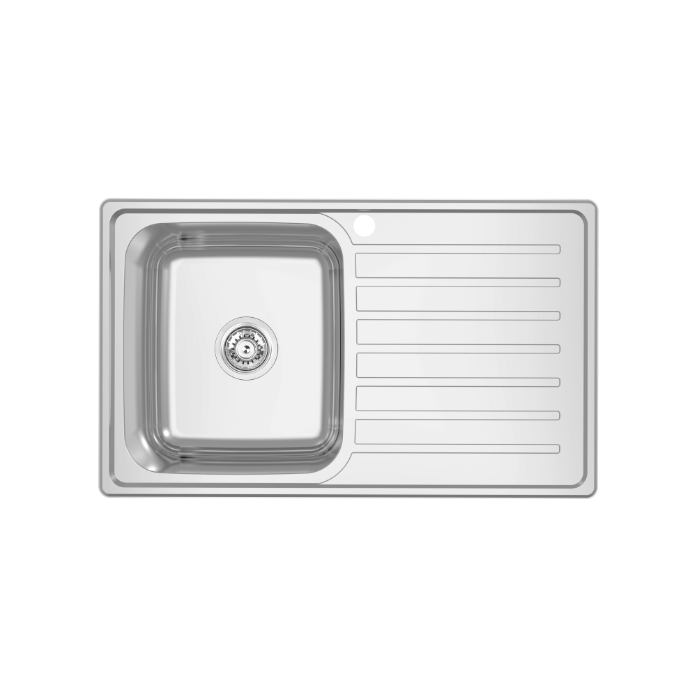 Abey abey-ec EC Single Left Hand Bowl & Drainer Kitchen Sinks
