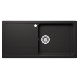 Schock formhaus Schock Formhaus Right Hand Bowl & Drainer 1TH Nero Kitchen Sinks
