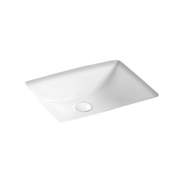 Abey abey-vela Vela Rectangle Undermount Basin with Overflow Basins