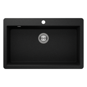 Schock virtus Schock Virtus Large Bowl 1TH Onyx Kitchen Sinks