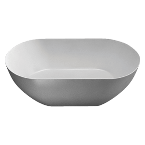 Abey clearwater-stone Byron Gloss ClearStone Bath 1500mm Freestanding Baths