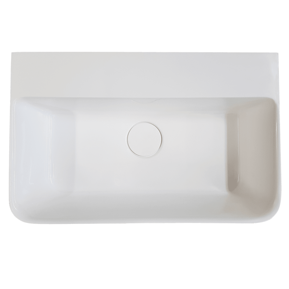 Abey clearwater-stone Patinato ClearStone Gloss Basin with Matching Stone Waste Basins