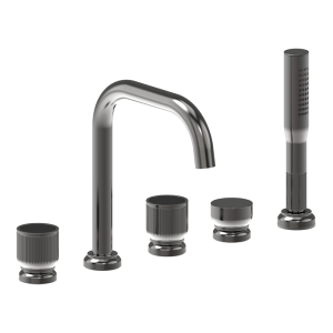 Armando Vicario lumiere Lumiere Five Piece Bath Mixer Set Wall & Basin Mixers