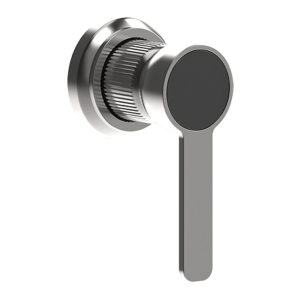 Armando Vicario external-internal Lumiere Wall Mixer External Lead Free Black Nickel Brushed Wall & Basin Mixers