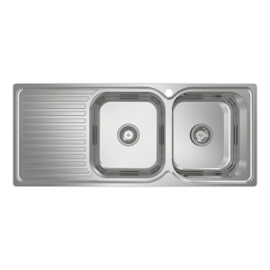 Abey abey-ec EC Double Bowl Right Hand & Drainer Kitchen Sinks