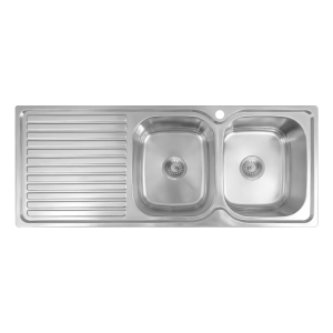 Abey abey-ec EC Double Bowl Right Hand & Drainer Kitchen Sinks