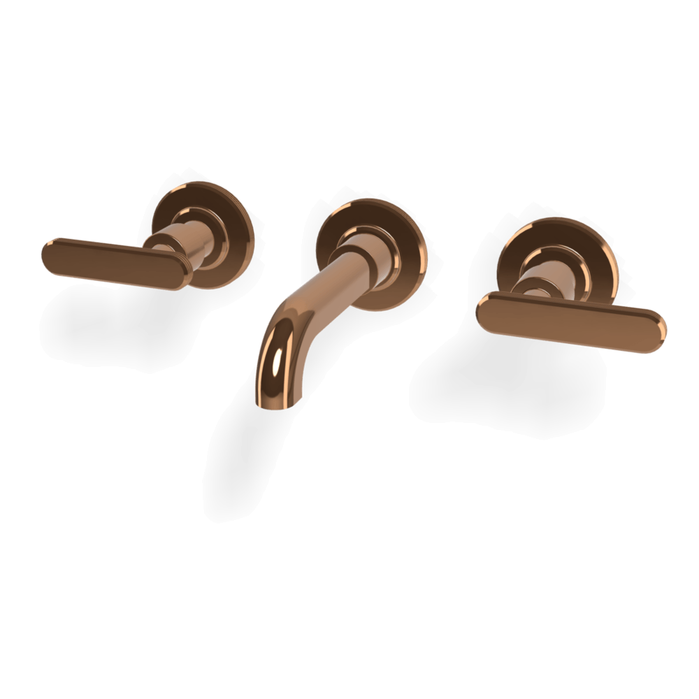 FIMA fima-park-lane Park Lane 3 Hole Wall Set 150mm Spout