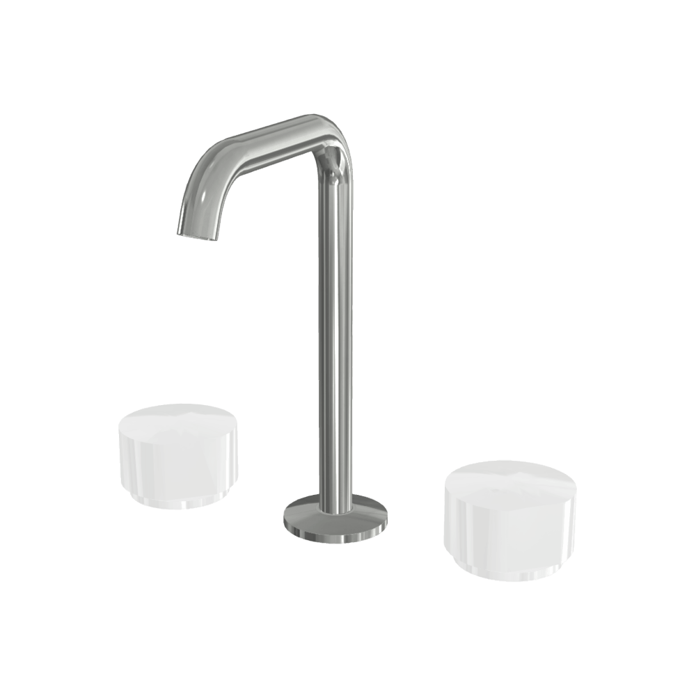 3 Hole Basin Set Spout B 18mm with S2 Handles - Image 2