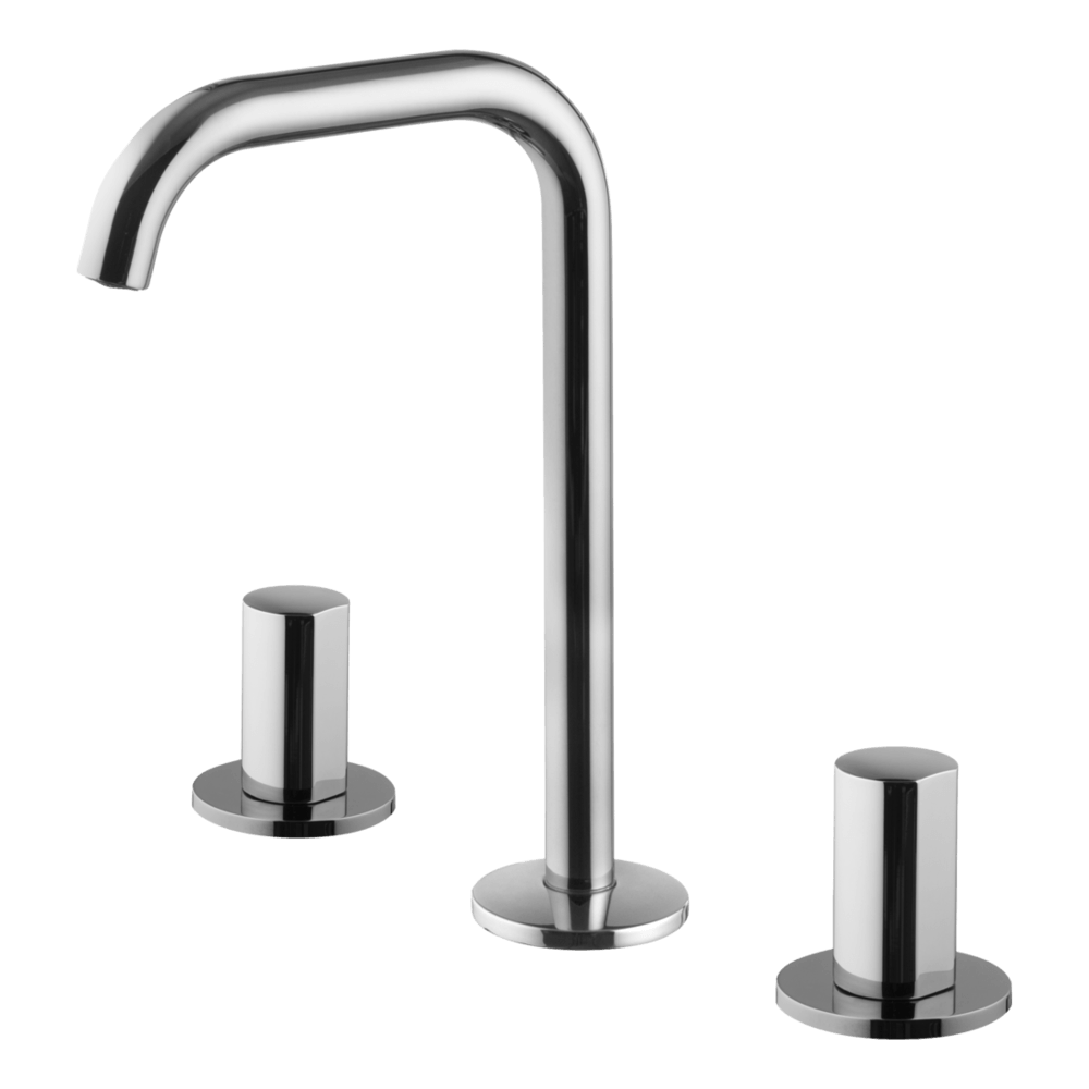 FIMA fima-so 3 Hole Basin Set Spout B 18mm with S4 Handles