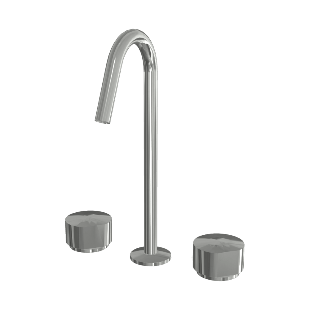 FIMA fima-so 3 Hole Basin Set Spout C 18mm with S2 Handles