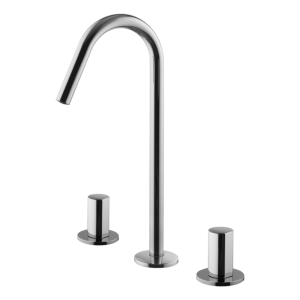 FIMA fima-so 3 Hole Basin Set Spout C 18mm with S4 Handles